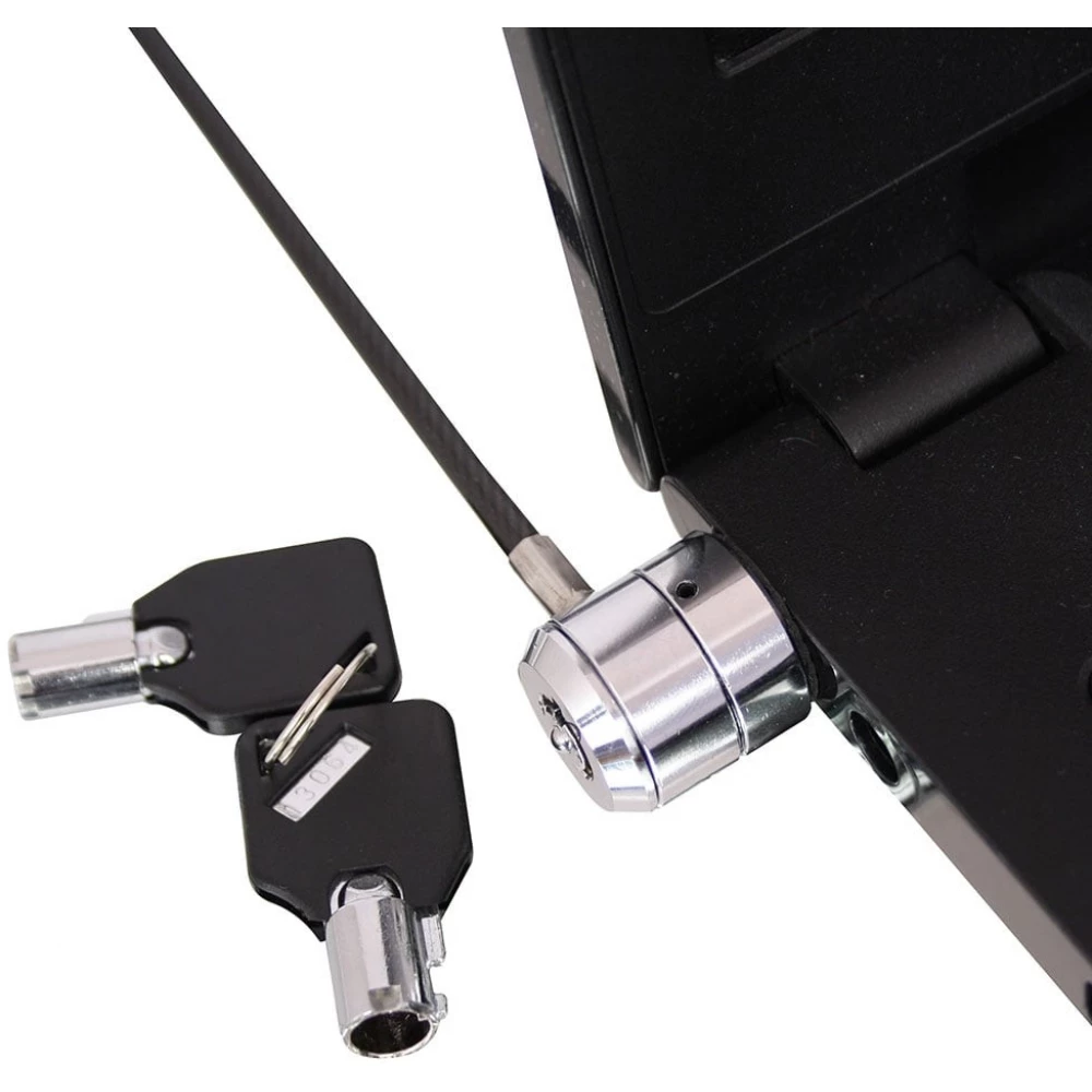 LINDY Notebook Security Cable Barrel Key Lock crno