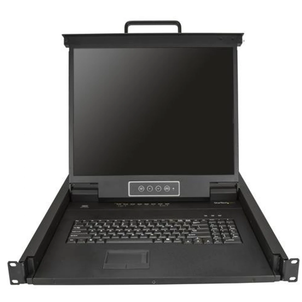 STARTECH 8-Port Rackmount KVM Console for Server Rack - 19 in. - 1U