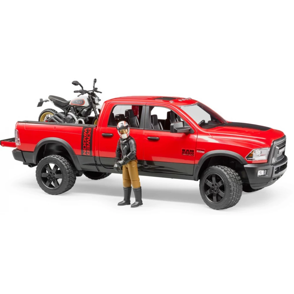 BRUDER RAM 2500 Power Wagon pickup terepjáró motorral és sofőrrel
