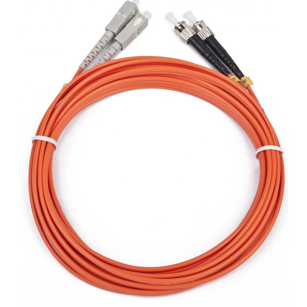 GEMBIRD Fiber Optic ST Fiber Optic SC Converter Orange 2m CFO-STSC-OM2-2M