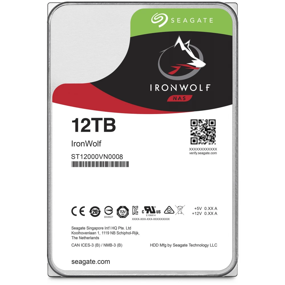 SEAGATE IronWolf 12TB 3.5