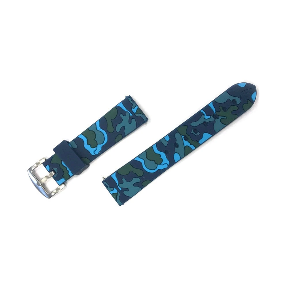 CELLECT Samsung Gear S3 silikon sat remen 46mm camo plava