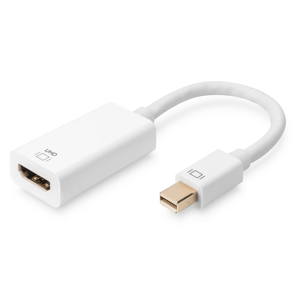 DIGITUS Mini DisplayPort HDMI 2.0 Converter White 20cm AK-340416-002-W