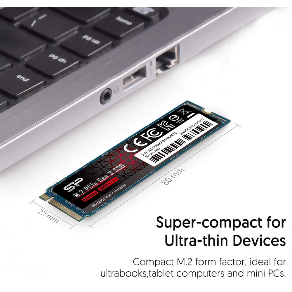 SILICON POWER 1TB P34A80 M.2 PCIe M.2 2280 SP001TBP34A80M28 - iPon.ro