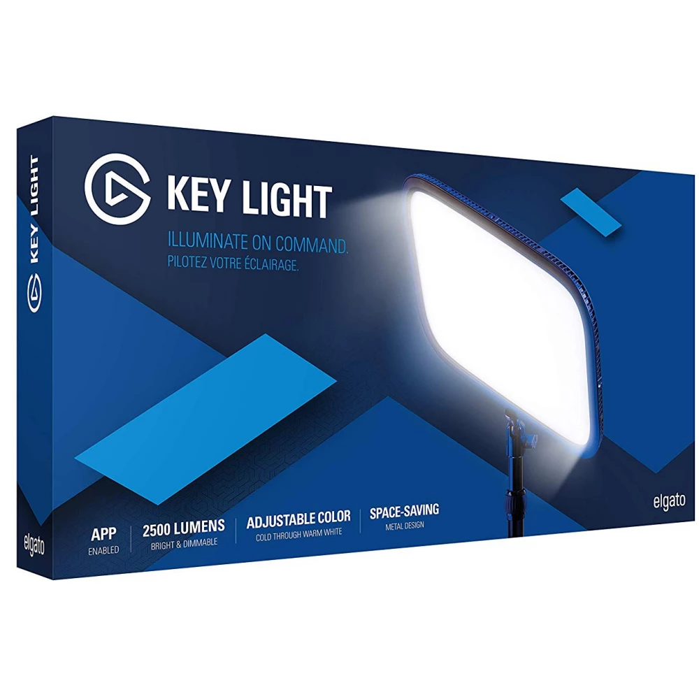 ELGATO Key Light professional studio LED panel with 2500 lumens ...