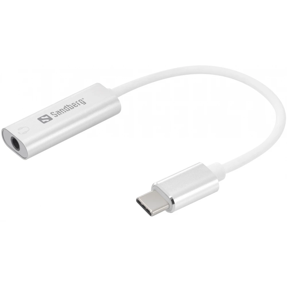 SANDBERG USB 2.0 Type C Jack transformator Bijela 10cm 136-27