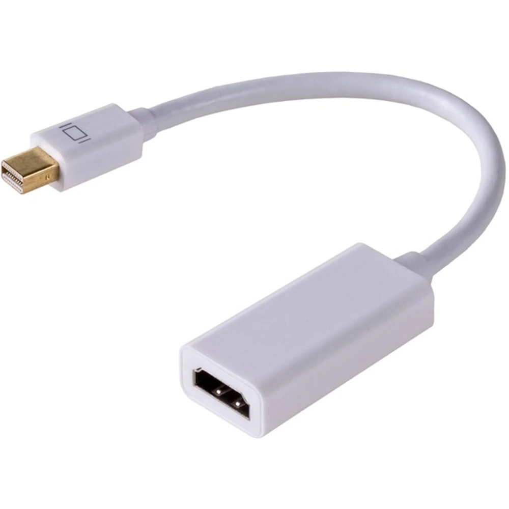 AKYGA Mini DisplayPort HDMI Converter White 15cm AK-AD-38