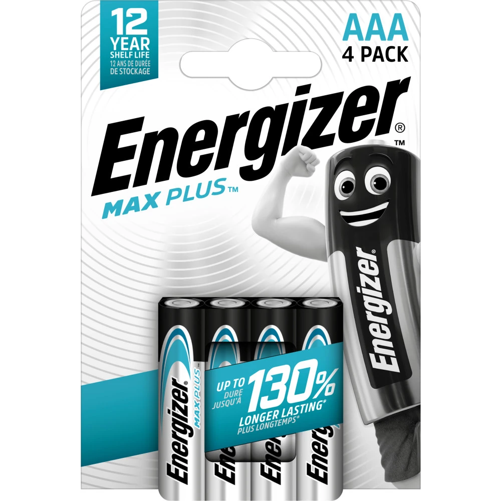 ENERGIZER Max Plus mikro ceruza elem (AAA) 4db