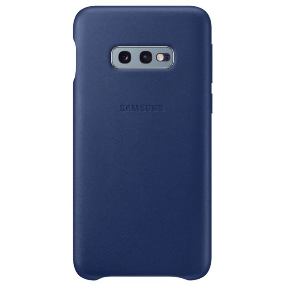 SAMSUNG EF-VG970 Leather Back Cover Samsung Galaxy S10e Navy blau