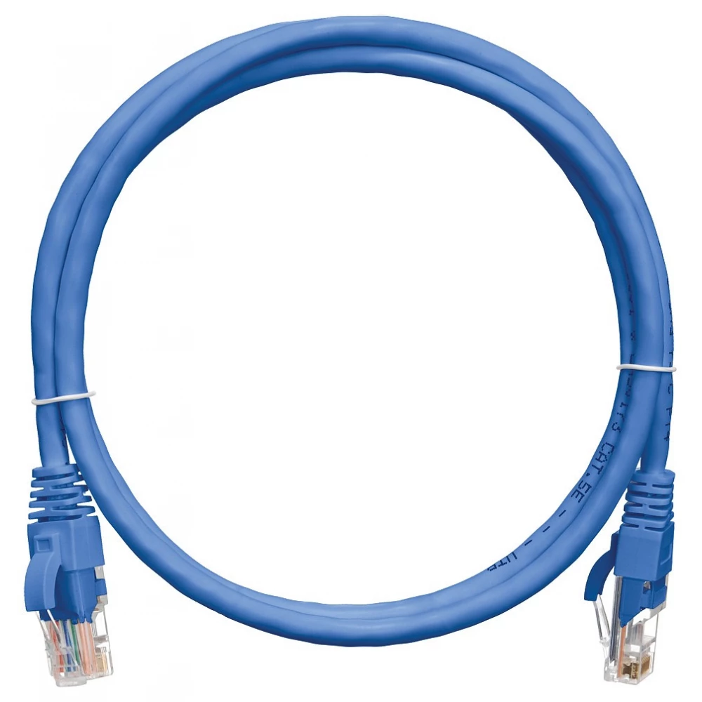 NIKOMAX UTP CAT5E Conector Albastru 15m NMC-PC4UD55B-150-C-BL