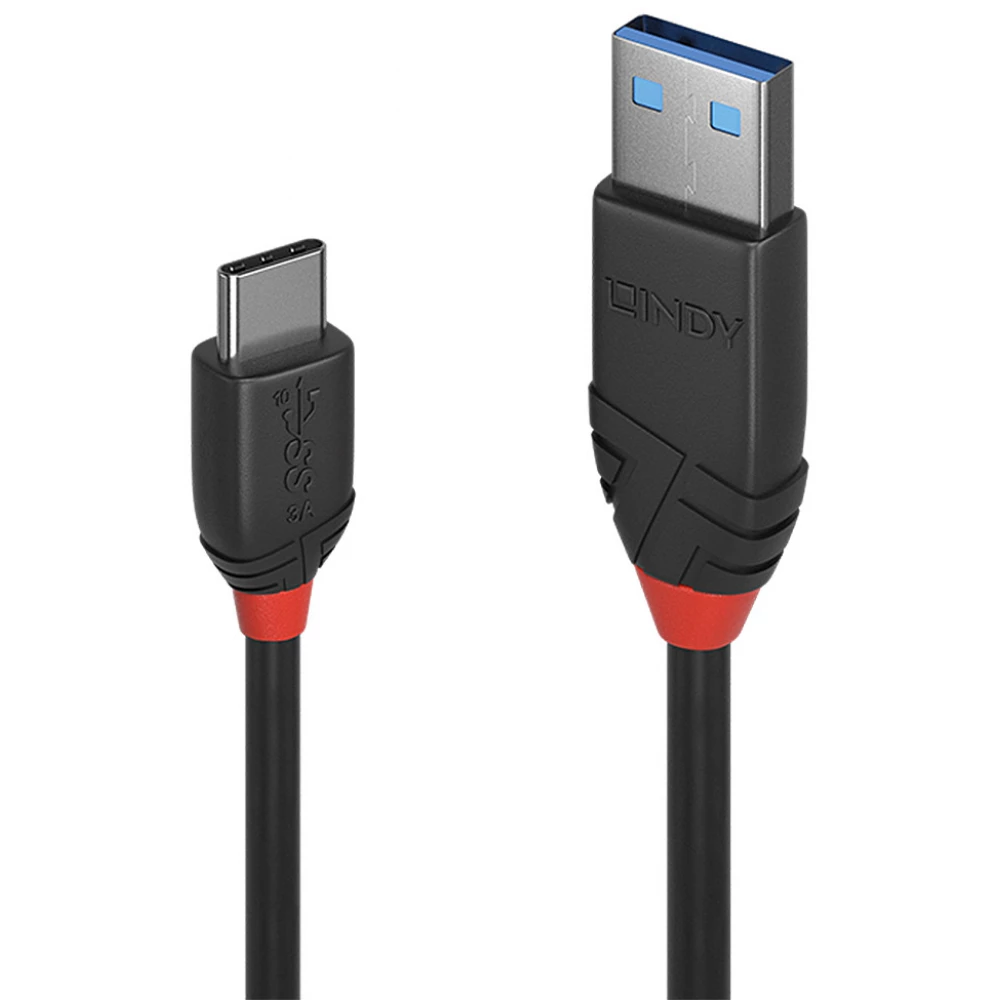 LINDY USB 3.1 USB 3.1 Type C Átalakító Fekete 1.5m 36917