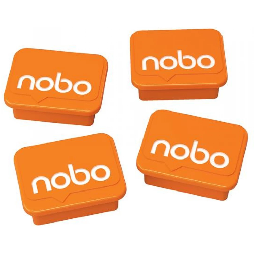 NOBO Mágnesek fehértáblához 4pcs orange