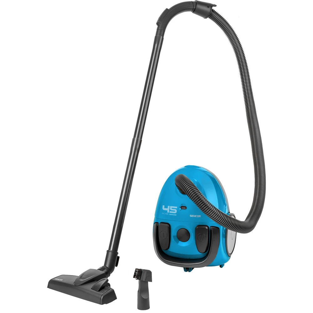 SENCOR 45BL-EUE3 Zsákos porszívó 850 W ECO Motor fekete / kék
