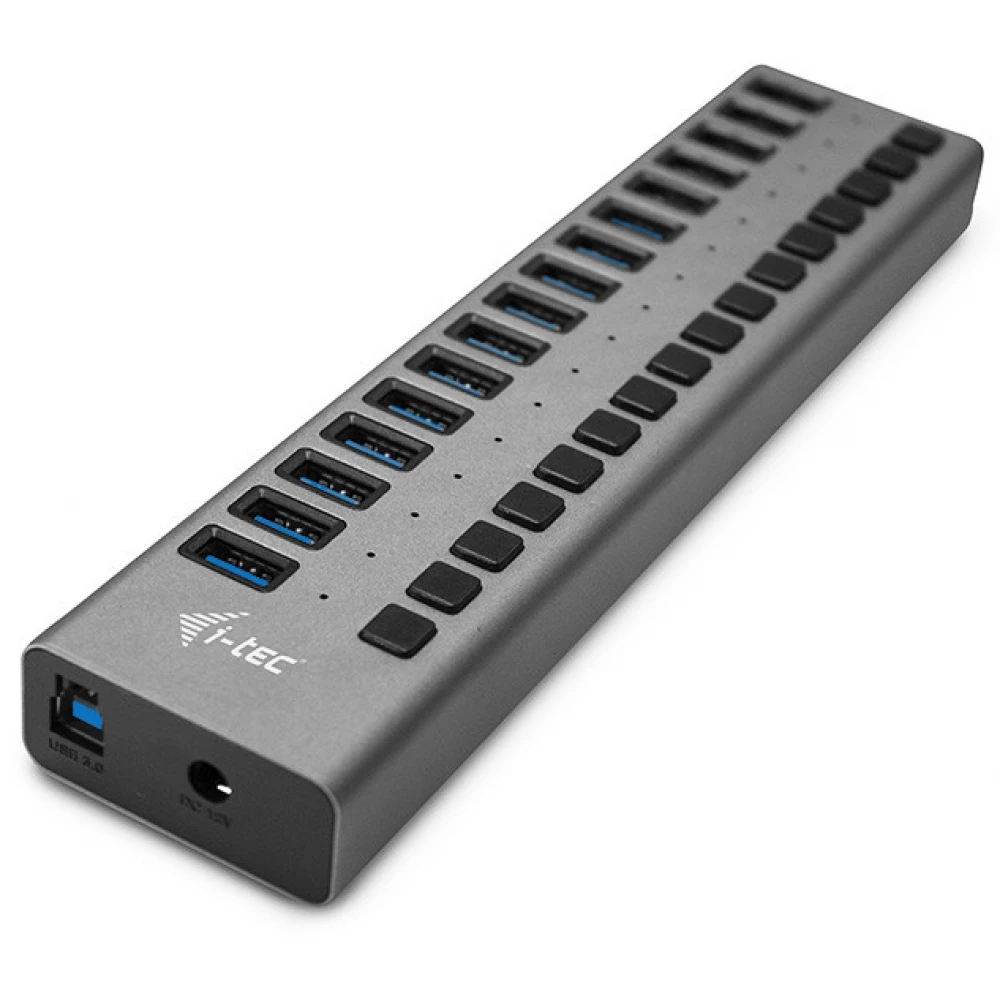 ITEC USB 3.0 Charging HUB 16port + Power Adapter 90 W