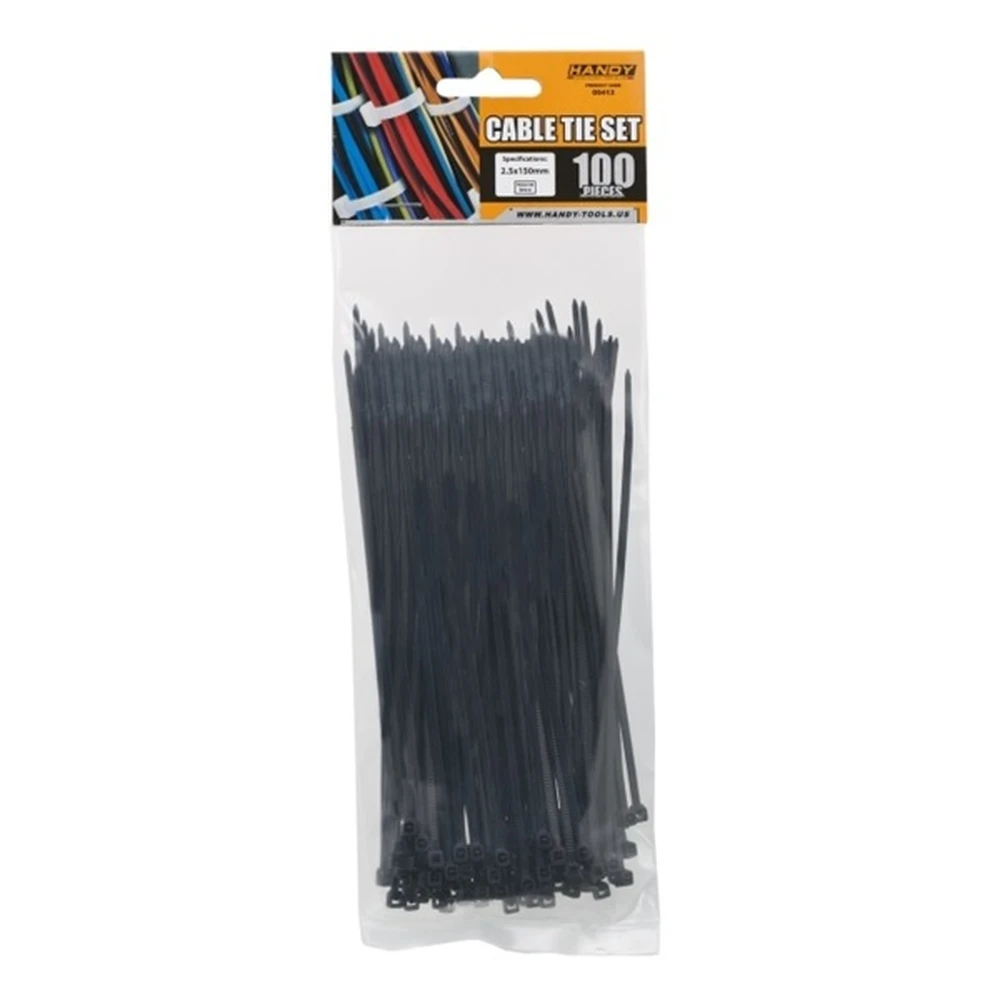 HANDY Kábelkötegelő Fekete 15cm 05413