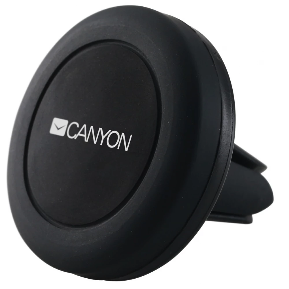 CANYON Autós tartó mágneses 2 lemez szellőzőnyílásra 44x44x40mm fekete