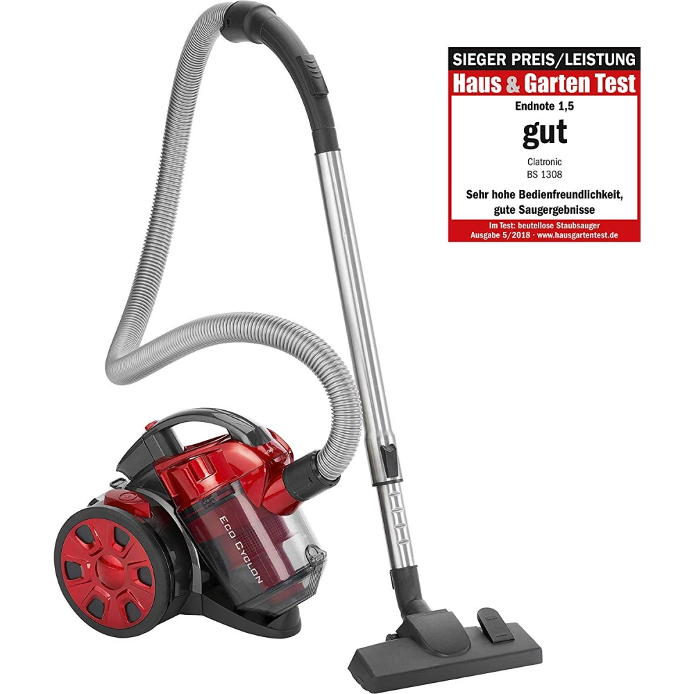 CLATRONIC BS 1308 Eco-Cyclon Floor Usisavač 700 W crvena