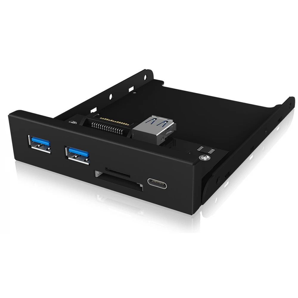 ICY BOX IB-HUB1417-I3 3x Port USB 3.0 Hub (2x USB 3.0 1x USB Type-C) miniSD/SD čitač kartice