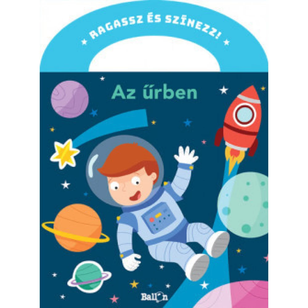 Az űrben - Ragassz and színezz!