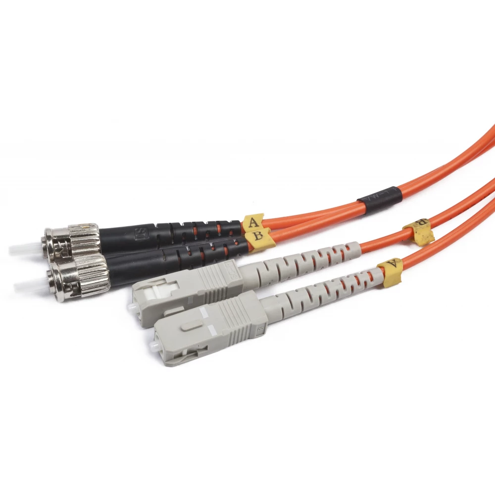 GEMBIRD Fiber Optic ST Fiber Optic SC Converter Orange 1m CFO-STSC-OM2-1M