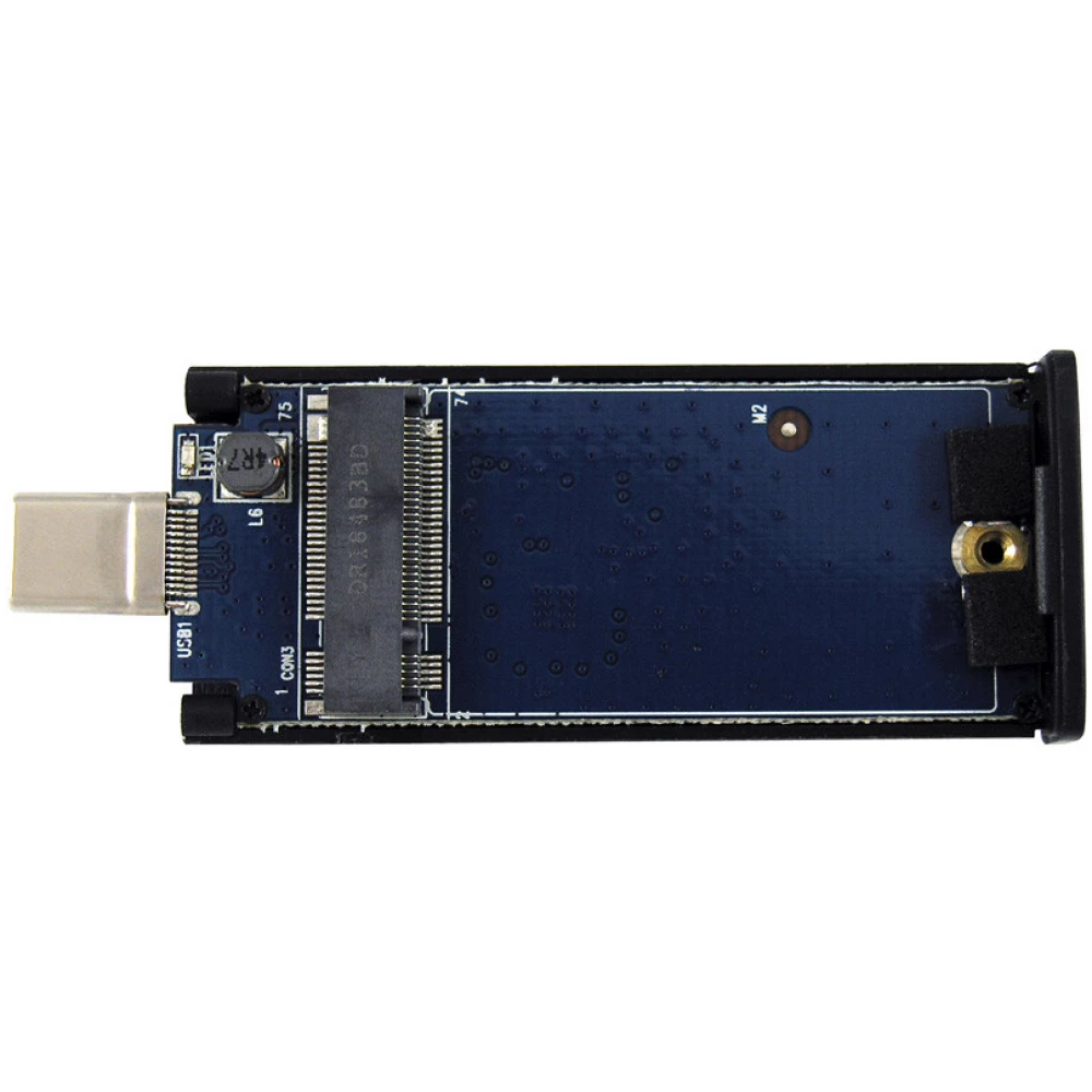 LCPOWER LC-M2-C-42MM - M.2 SATA - USB 3.1 Gen. 2 type C extern mobil ...