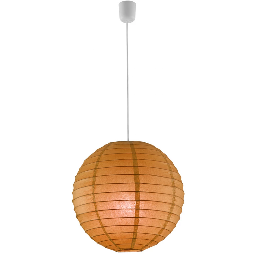 TRIO LIGHTING 3490400-18 Paper dependente de plafon lampă clopot portocaliu