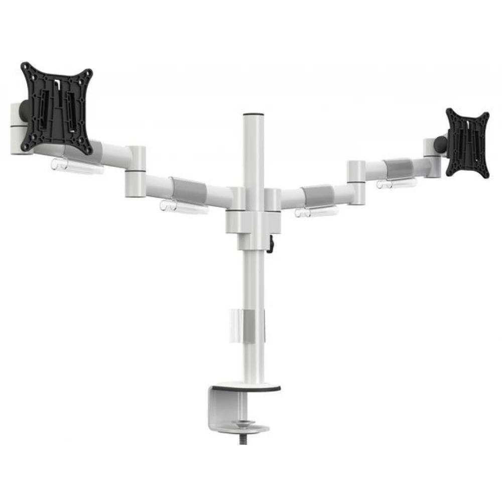 MULTIBRACKETS 7350073735181 M VESA Deskmount Officeline Dual dupla karos Monitorständer Weiß