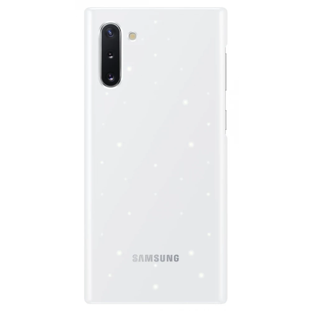 SAMSUNG Note 10 SAMSUNG plastic protector de telefon ultra-subţire LED iluminare ALB