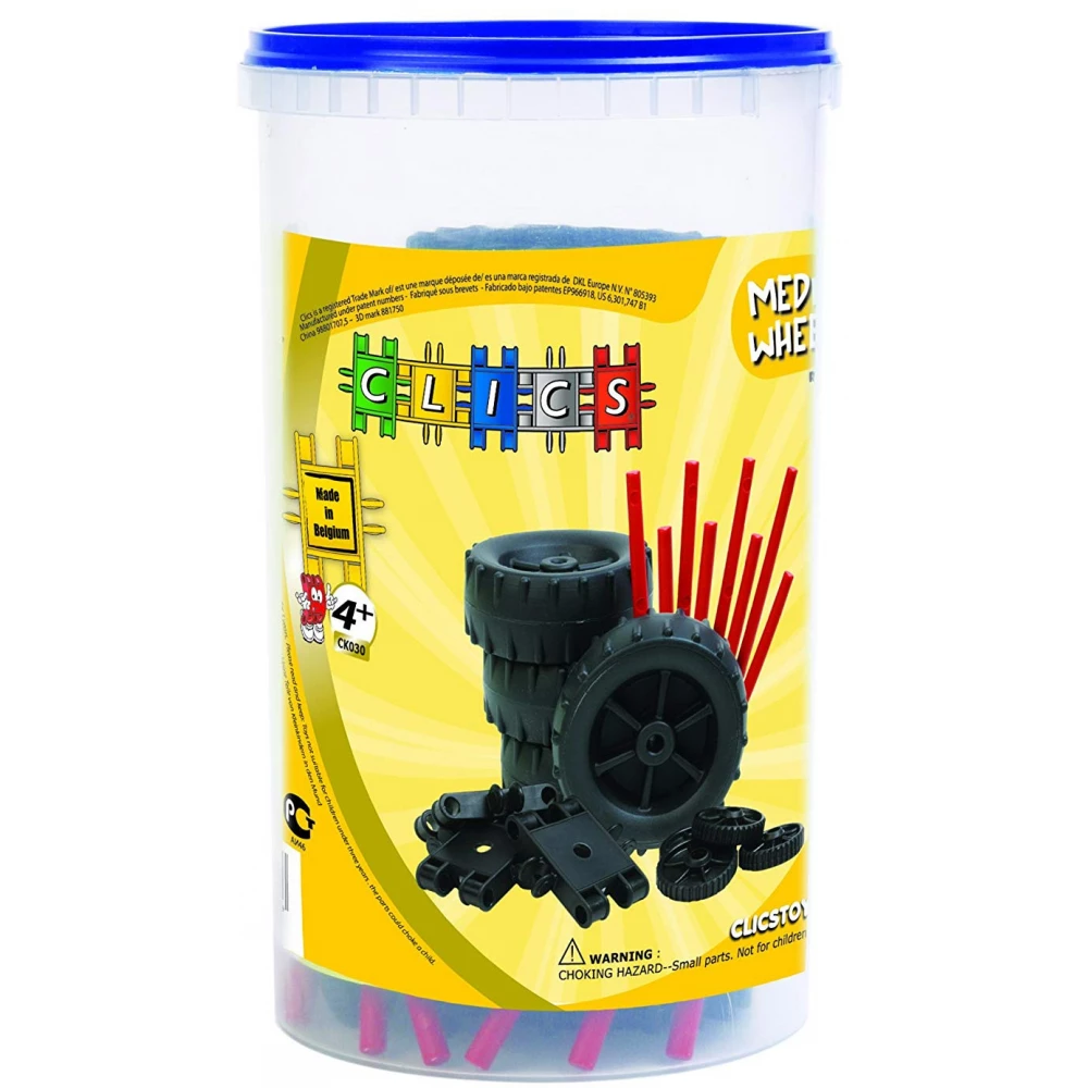 CLICS TOYS 4 middle wheel + accessories toy stock CK030