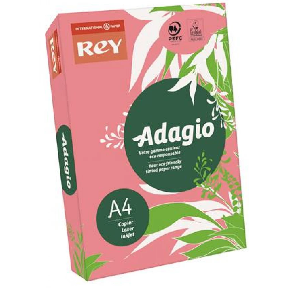 REY Másolópapír színes A4 80 g Adagio neon málna