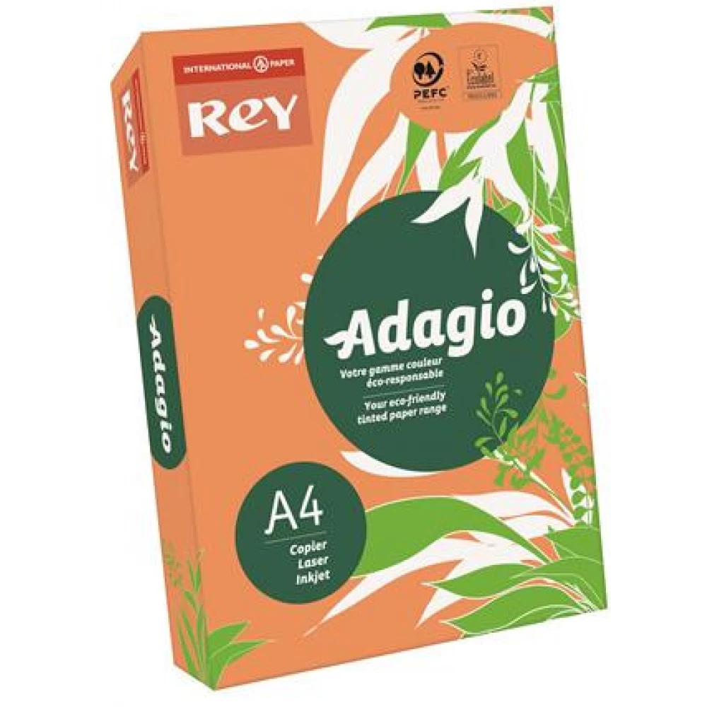 REY copy Paper colored A4 80 g Adagio neon mandarin