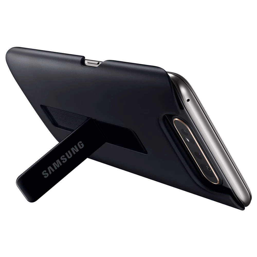 SAMSUNG EF-PA805C Protective Standing Cover Galaxy A80 schwarz