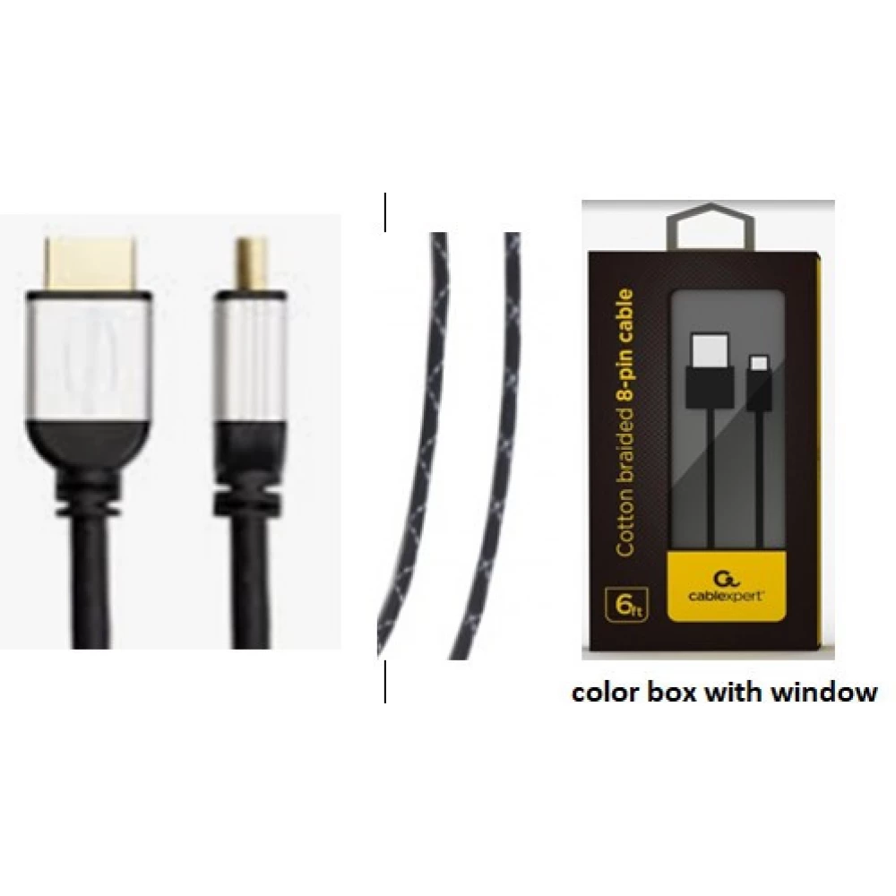 GEMBIRD HDMI Connector Black 7.5m CCB-HDMIL-7.5M