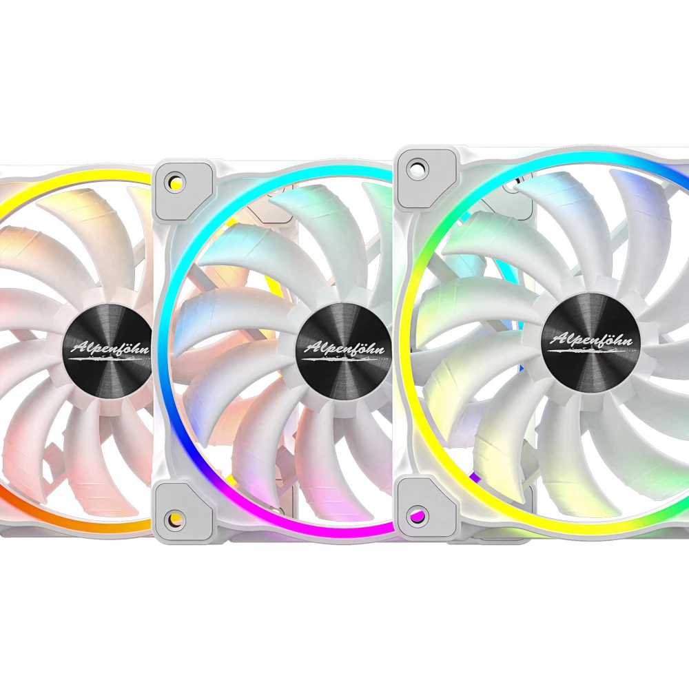 ALPENFÖHN Wing Boost 3 RGB 12cm 3 darabos szett fehér