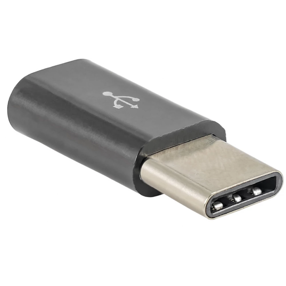AKYGA USB 2.0 Type C Micro USB Converter Black 3cm AK-AD-46