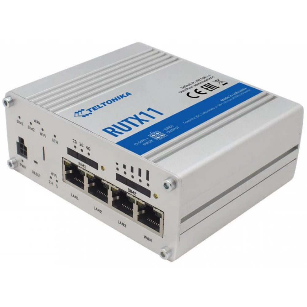 TELTONIKA RUTX11 Next generation LTE CAT6 industrial cellular router