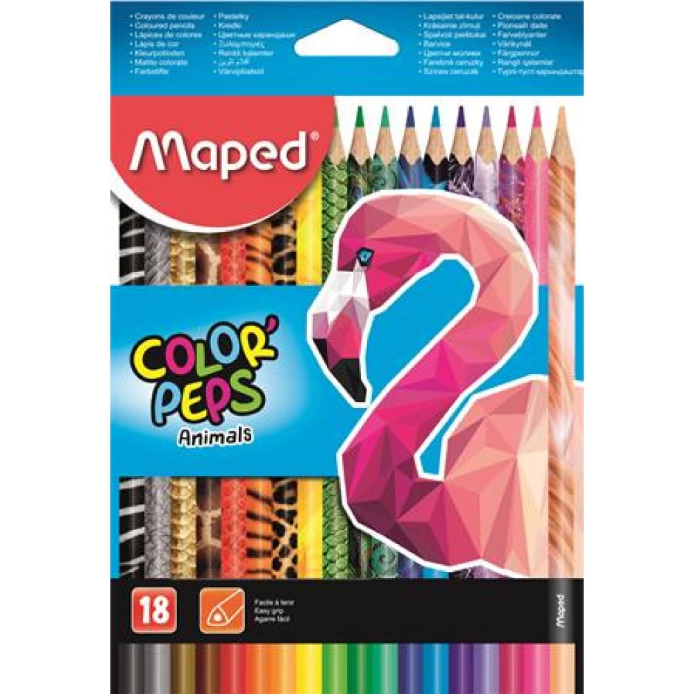 MAPED Boja olovka pribor trokutan Color Peps Animal 18 drugačiji boja
