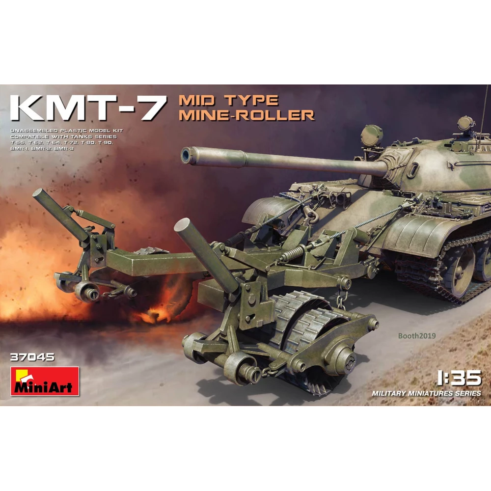MINIART 1/35 KMT-7 közepes akna semlegesítő katonai jármű modell kiegészítő
