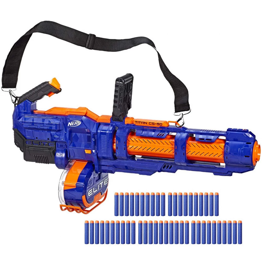 HASBRO E2865EU4 Nerf N-Strike Elite Titan CS-50 sponge shooting