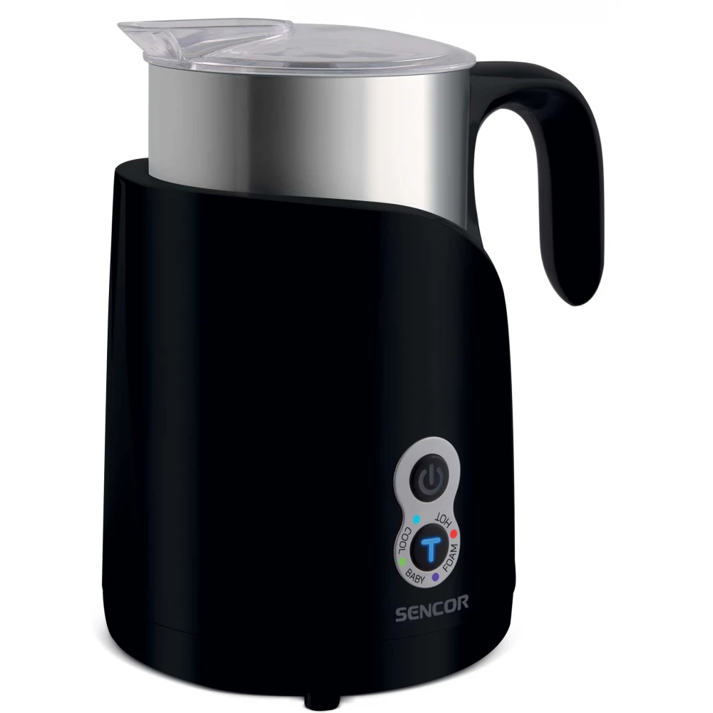 SENCOR SMF 4000BK Milchschäumer und Erwärmen 650 W schwarz / Silber