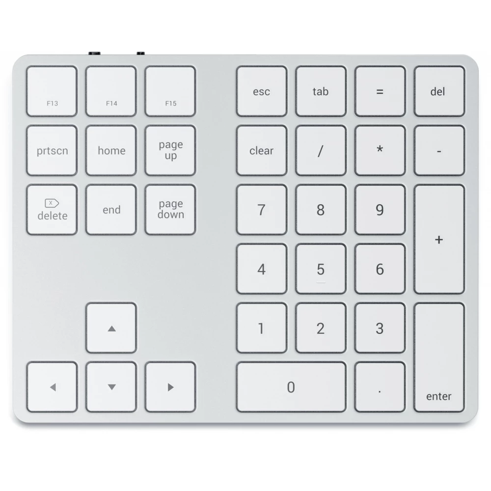 SATECHI Aluminum Bluetooth Extended Keyboard silver