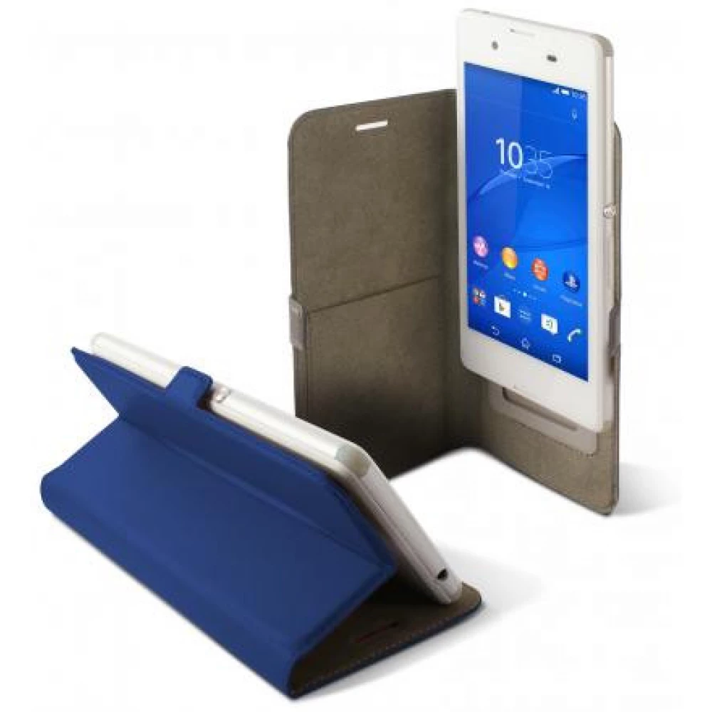 KSIX Slide universal folio case for smartphone up to 5.5 inches plava