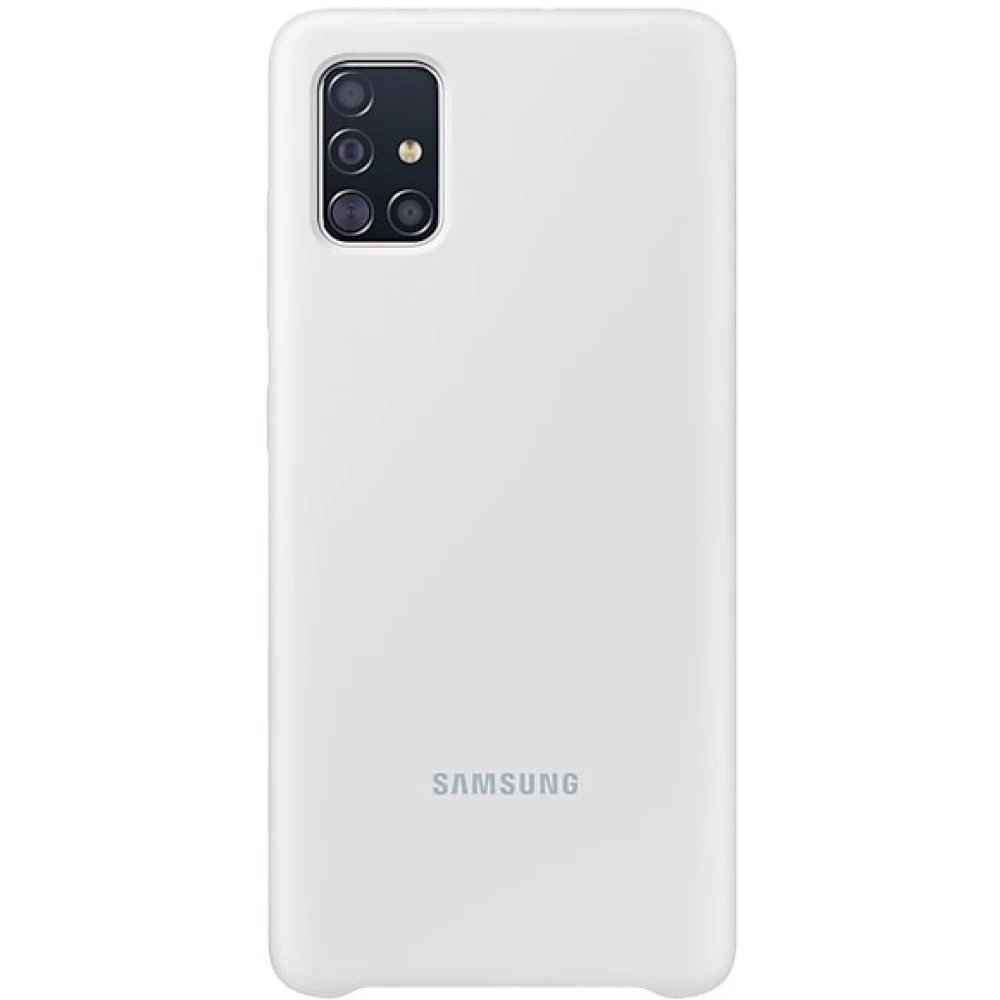 SAMSUNG A51 SAMSUNG Silizium telefonvédő WEISS