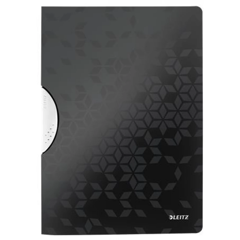 LEITZ self-binder klipes PP A4 Wow ColorClip black