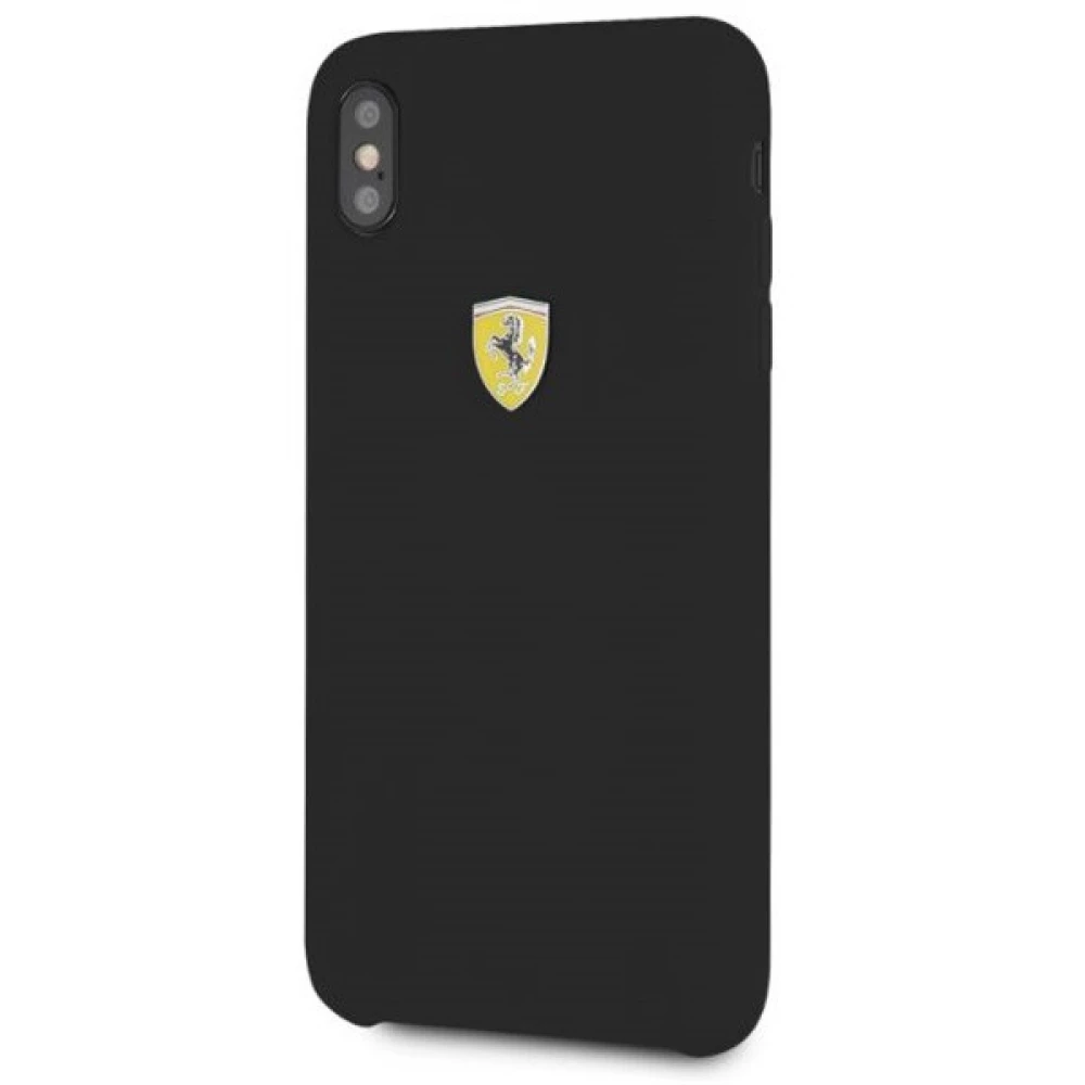 FERRARI Silikon SF case štit s logotipom iPhone XS Max crno