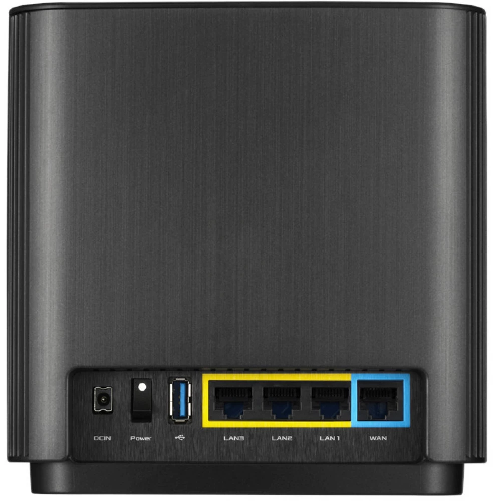 ASUS 無線LANルーター 黒　AX6600 ASUS ZenWiFi XT8 AX6600 Mbps Tri-band OFDMA WiFi 6 mesh router