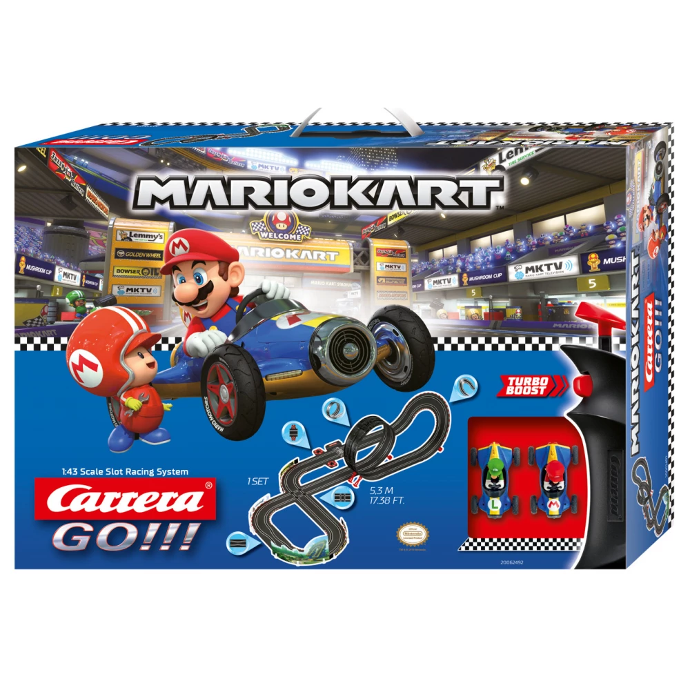 CARRERA-TOYS GO!!! Nintendo Mario Kart - Mach 8 racetrack set