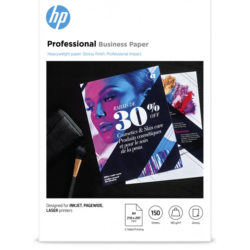 HP 3VK91A Professional bright business paper A4 180g (150 lap)