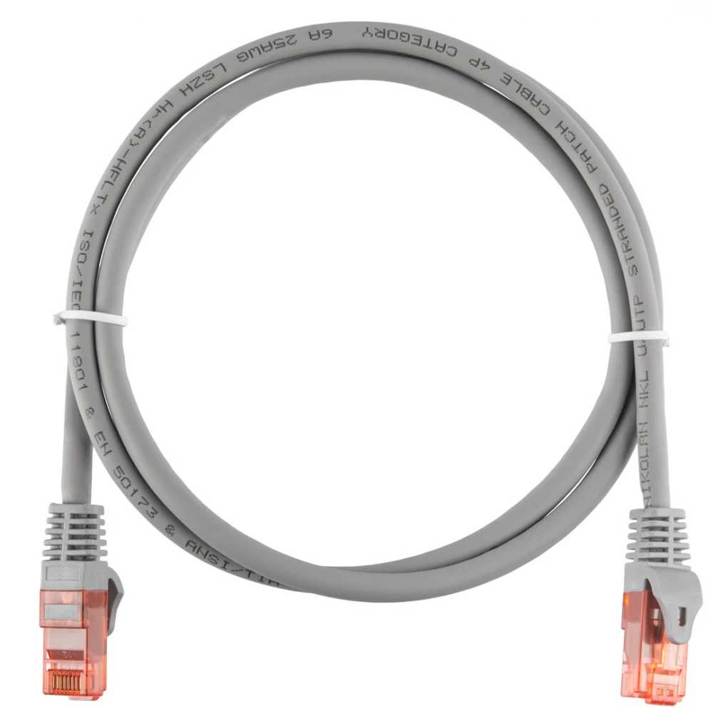 NIKOMAX UTP CAT6A Conector Gri 30cm NMC-PC4UA55B-ES-003-C-GY