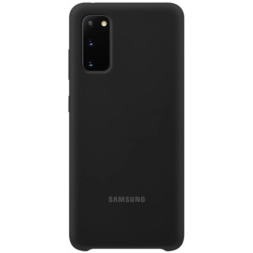 SAMSUNG EF-PG980T Silicone Cover for Galaxy S20 black